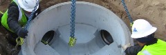 Канализационный колодец в Якутске